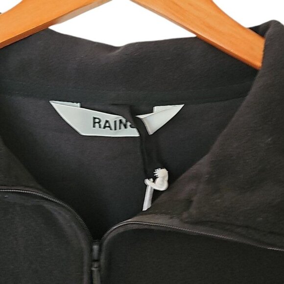 RAINS Addis Fleece Half Zip Pullover Shirt Black Men’s Plus Size XXL NWT - Picture 5 of 11